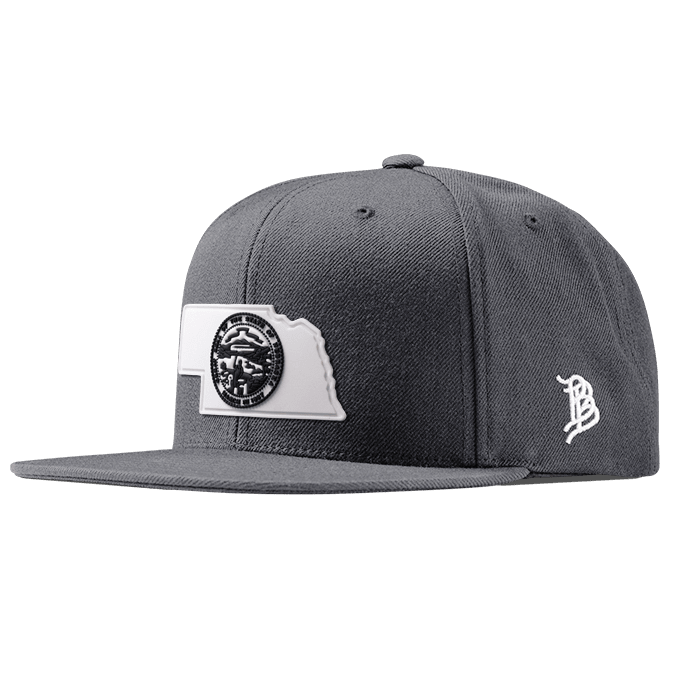 Nebraska Moonlight PVC Classic Snapback Charcoal