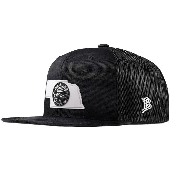 Nebraska Moonlight PVC Flat Trucker Multicam