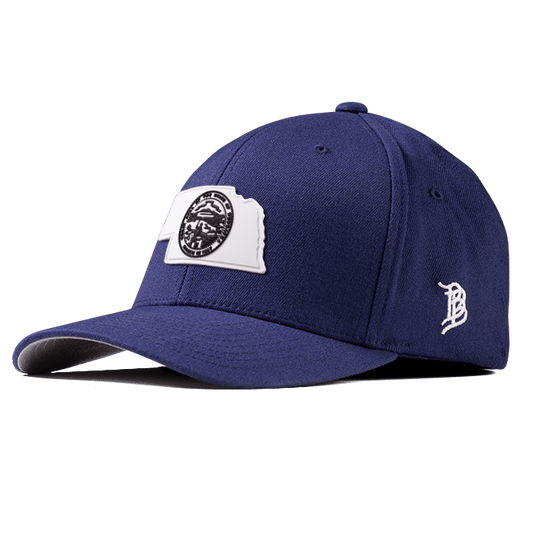 Nebraska Moonlight PVC Flexfit Fitted Navy