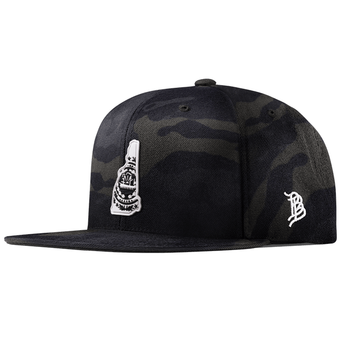 New Hampshire Moonlight PVC Classic Snapback Multicam