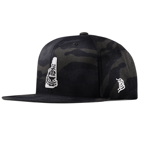 New Hampshire Moonlight PVC Classic Snapback Multicam