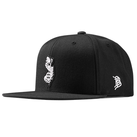 New Jersey Moonlight PVC Classic Snapback Black