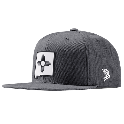 New Mexico Moonlight PVC Classic Snapback Charcoal