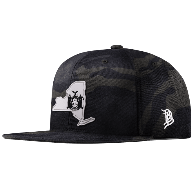 New York Moonlight PVC Classic Snapback Multicam