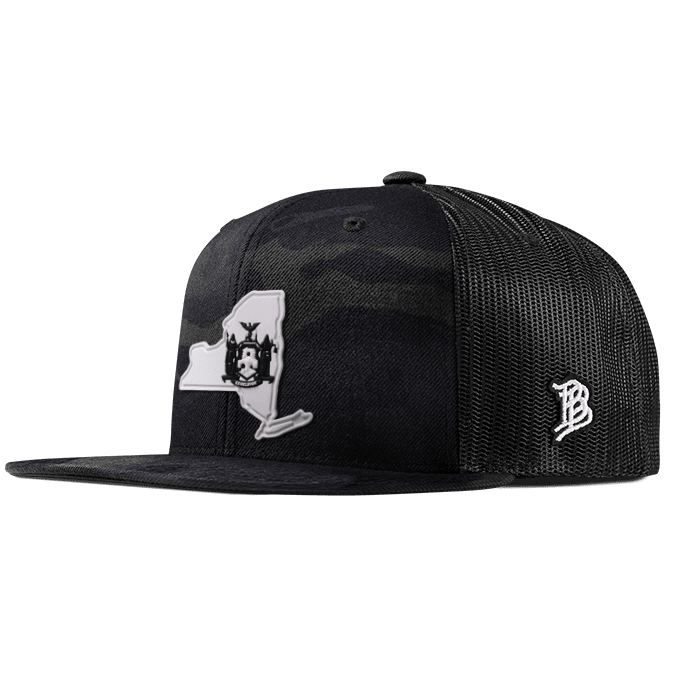 New York Moonlight PVC Flat Trucker Multicam