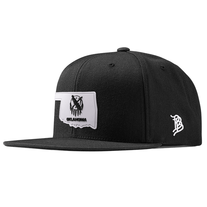 Oklahoma Moonlight PVC Classic Snapback Black