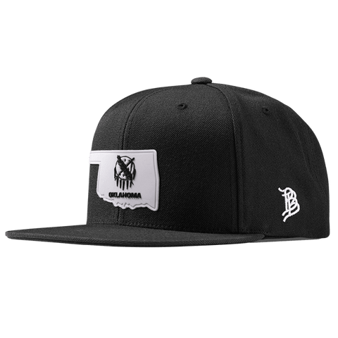 Oklahoma Moonlight PVC Classic Snapback Black