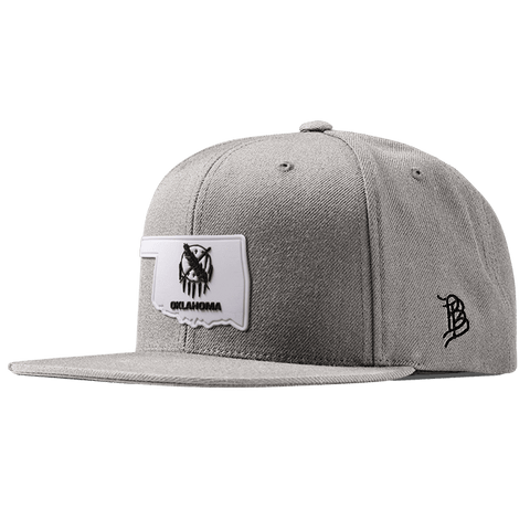 Oklahoma Moonlight PVC Classic Snapback Heather Gray