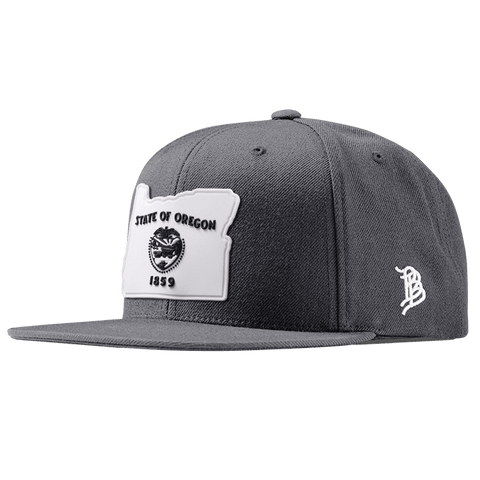 Oregon Moonlight PVC Classic Snapback Charcoal