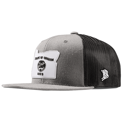 Oregon Moonlight PVC Flat Trucker Heather Gray