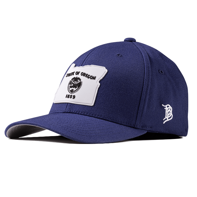 Oregon Moonlight PVC Flexfit Fitted Navy