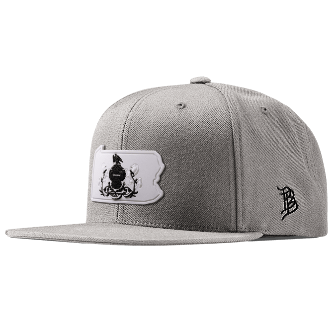 Pennsylvania Moonlight PVC Classic Snapback Heather Gray