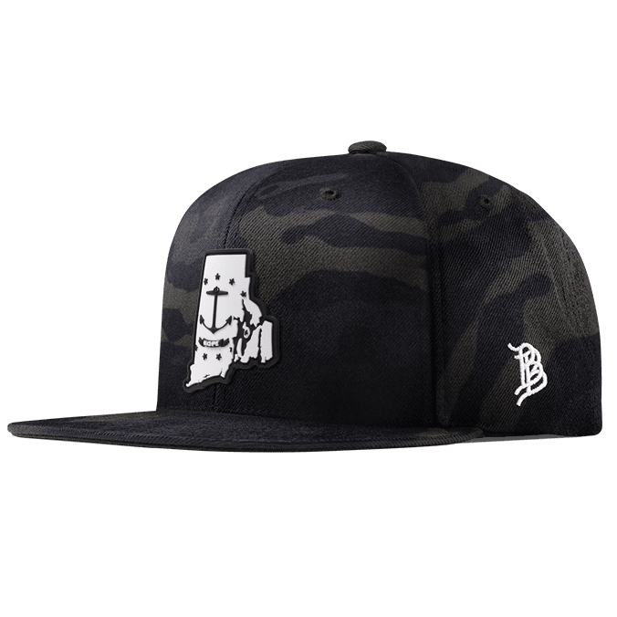 Rhode Island Moonlight PVC Classic Snapback Multicam