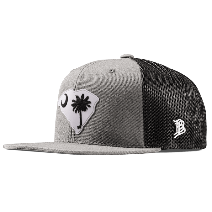 South Carolina Moonlight PVC Flat Trucker Heather Gray