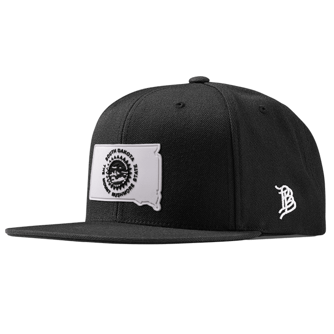 South Dakota Moonlight PVC Classic Snapback Black