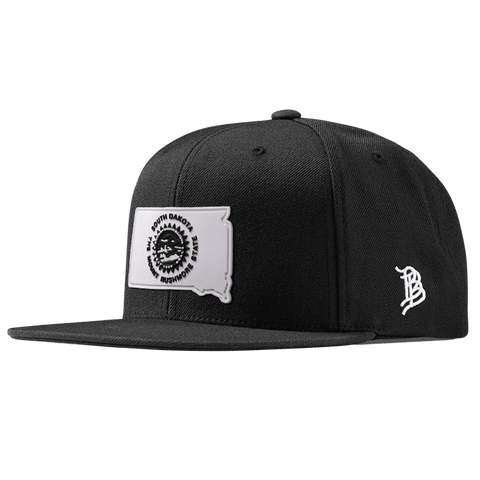 South Dakota Moonlight PVC Classic Snapback Black