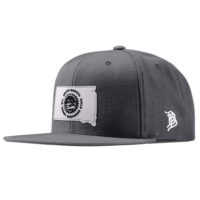 South Dakota Moonlight PVC Classic Snapback Charcoal