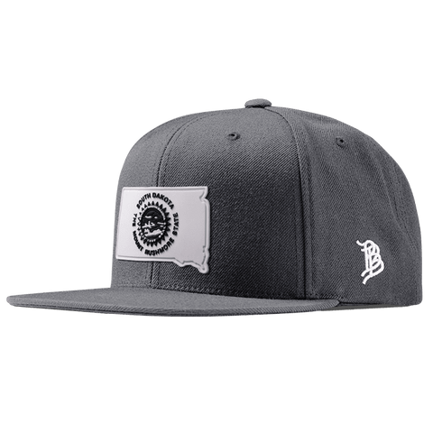 South Dakota Moonlight PVC Classic Snapback Charcoal