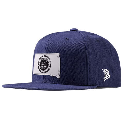 South Dakota Moonlight PVC Classic Snapback Navy