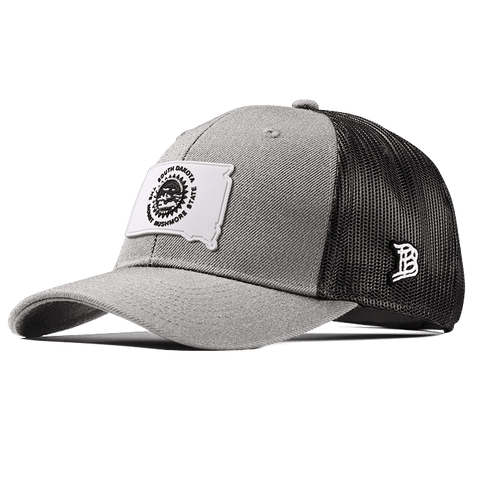 South Dakota Moonlight PVC Curved Trucker Heather Gray