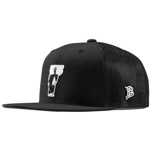 Vermont Moonlight PVC Flat Trucker Black