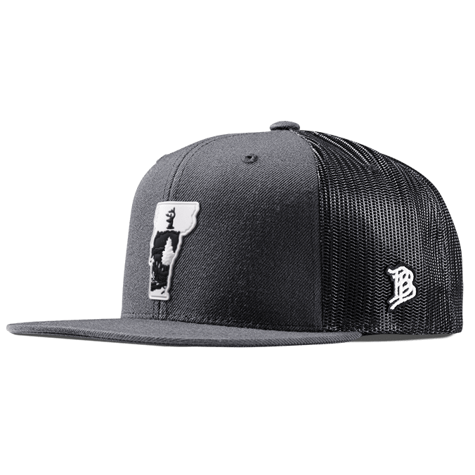 Vermont Moonlight PVC Flat Trucker Charcoal