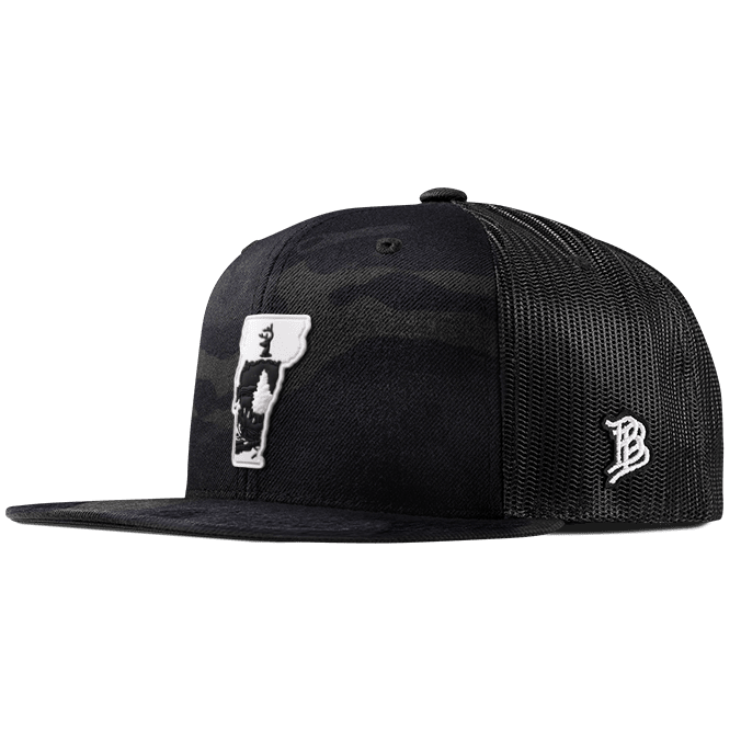 Vermont Moonlight PVC Flat Trucker Multicam