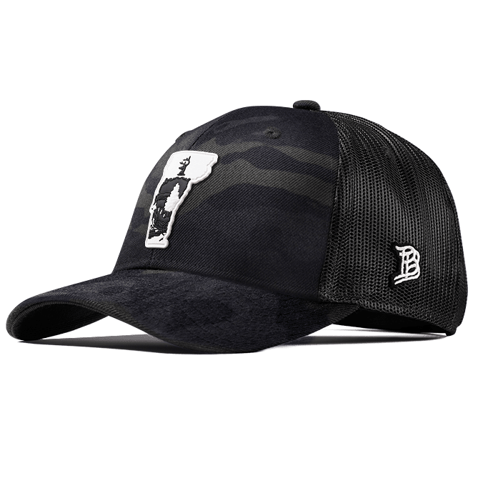 Vermont Moonlight PVC Curved Trucker Multicam