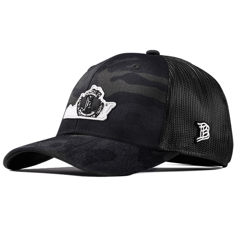 Virginia Moonlight PVC Curved Trucker Multicam