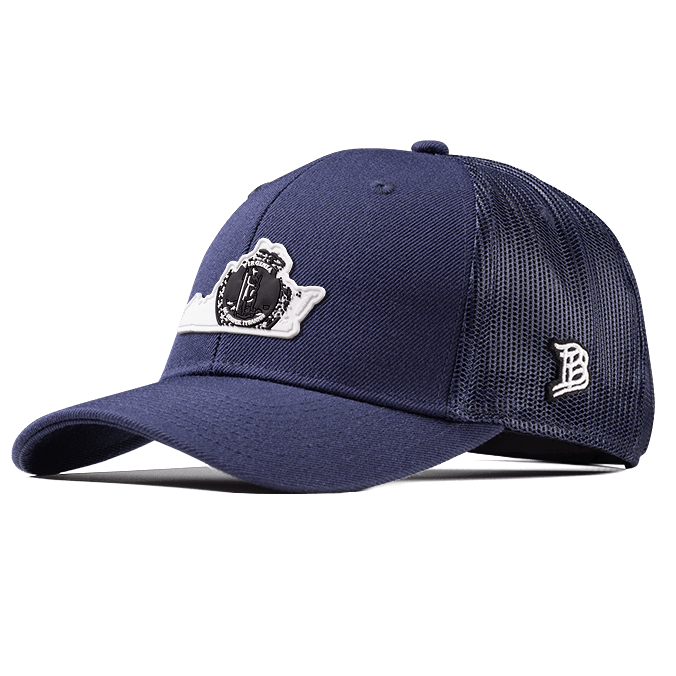 Virginia Moonlight PVC Curved Trucker Navy