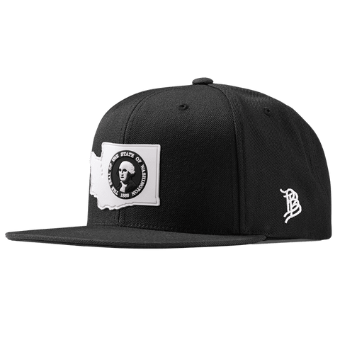 Washington Moonlight PVC Classic Snapback Black