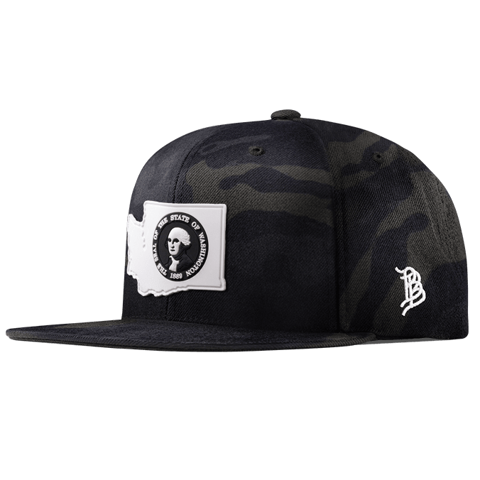 Washington Moonlight PVC Classic Snapback Multicam