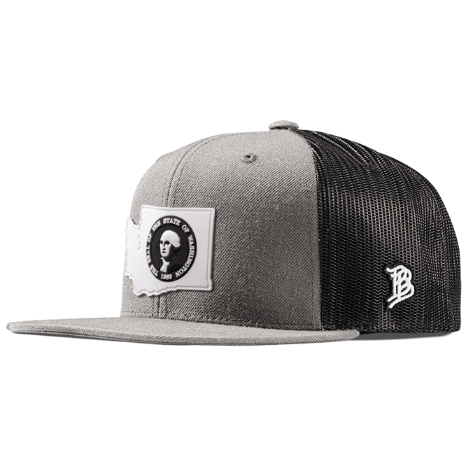 Washington Moonlight PVC Flat Trucker Heather Gray