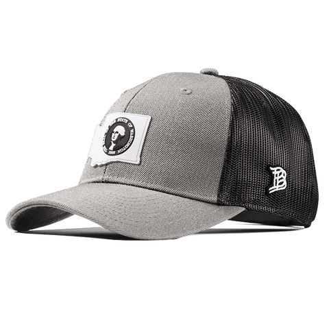 Washington Moonlight PVC Curved Trucker Heather Gray
