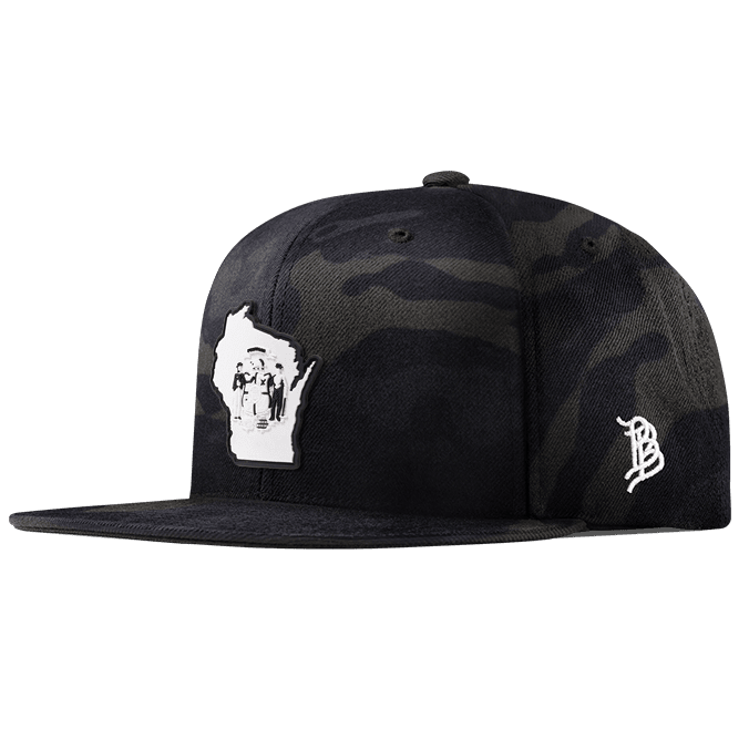 Wisconsin Moonlight PVC Classic Snapback Multicam