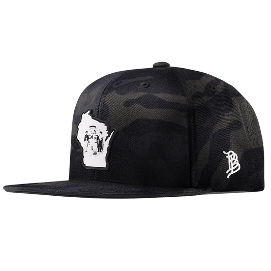 Wisconsin Moonlight PVC Classic Snapback Multicam