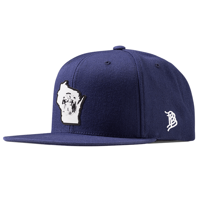 Wisconsin Moonlight PVC Classic Snapback Navy