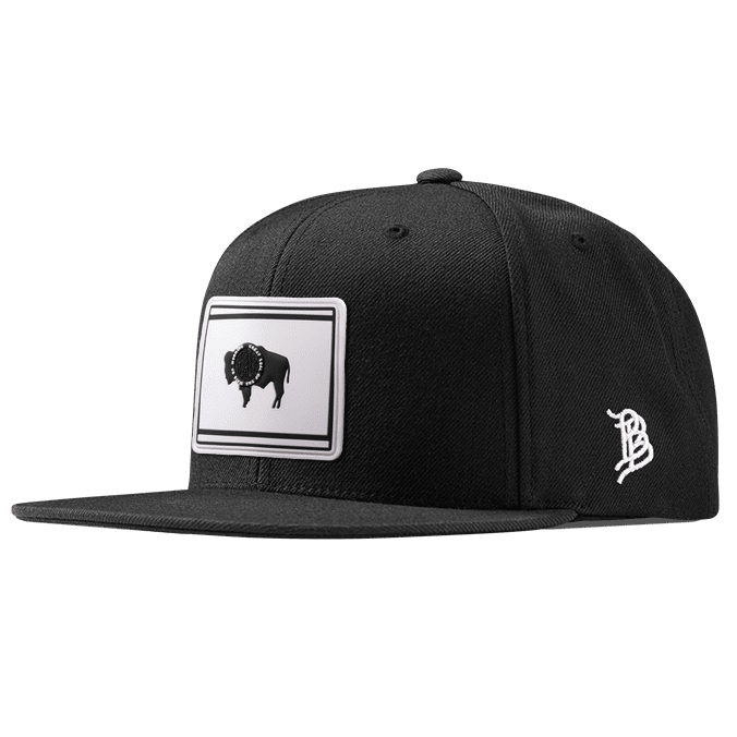 Wyoming Moonlight PVC Classic Snapback Black