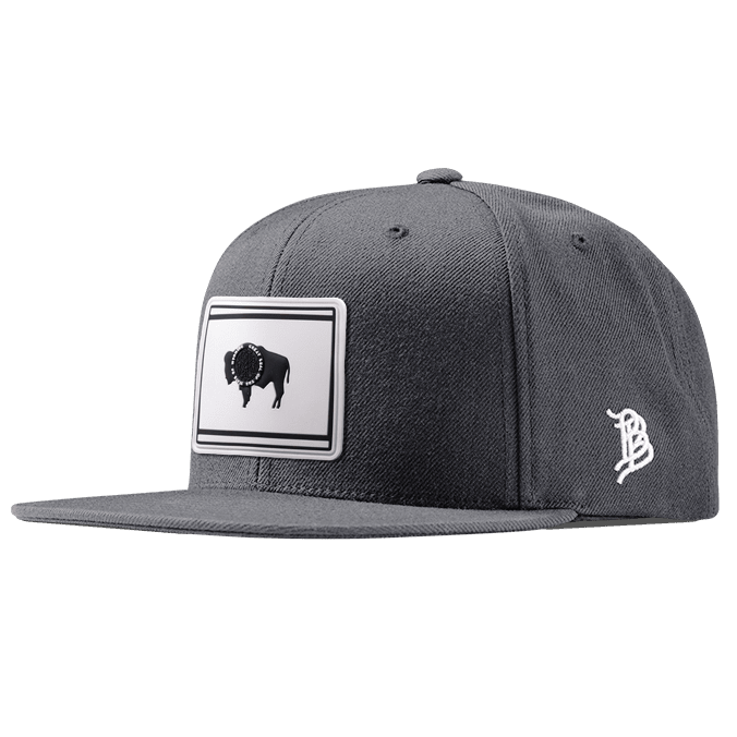 Wyoming Moonlight PVC Classic Snapback Charcoal