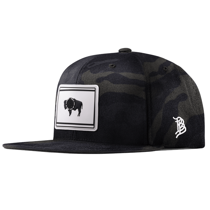 Wyoming Moonlight PVC Classic Snapback Multicam