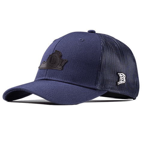 Virginia 10 Midnight Curved Trucker