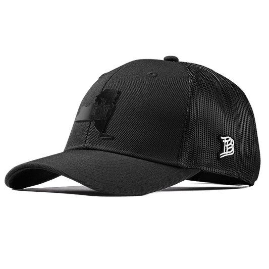 New York 11 Midnight Curved Trucker