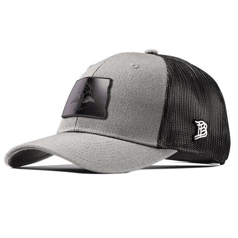 North Dakota 39 Midnight Curved Trucker