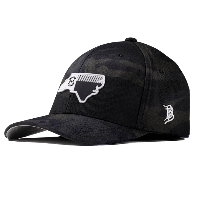 North Carolina Moonlight PVC Flexfit Fitted Multicam