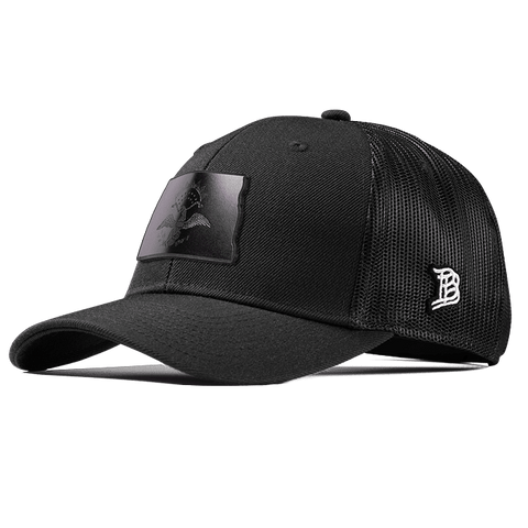 North Dakota 39 Midnight Curved Trucker