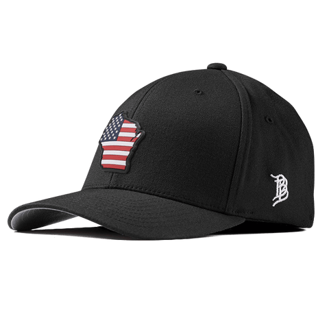 Wisconsin Patriot Flexfit Fitted