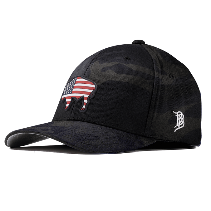Wyoming Patriot Flexfit Fitted