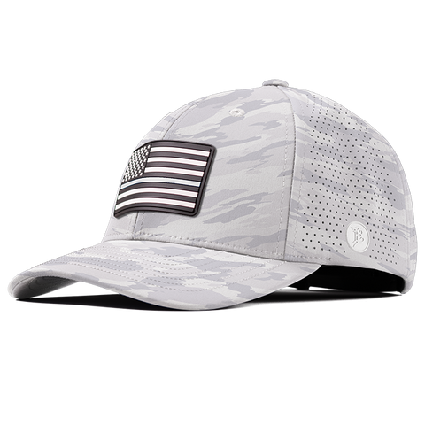 Vintage Old Glory Elite Curved Front Arctic Camo