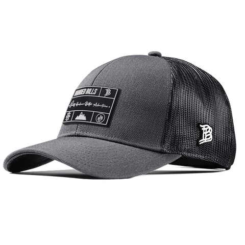 Branded Team Logo PVC Flexfit Snapback Trucker