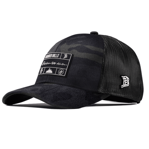 Branded Team Logo PVC Flexfit Snapback Trucker